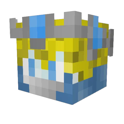 Nadir2005 Minecraft avatar head, 3D render