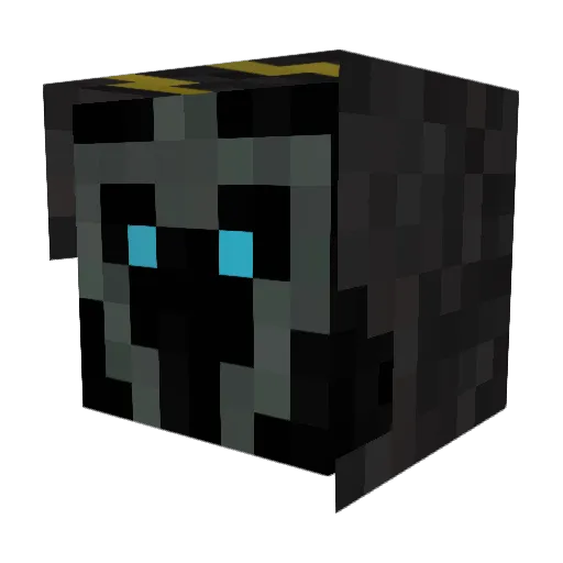 Nadriand Minecraft avatar head, 3D render