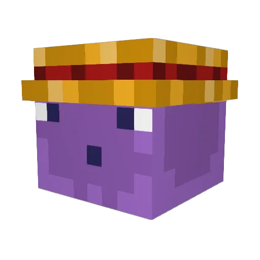 Nadros_ Minecraft avatar head, 3D render