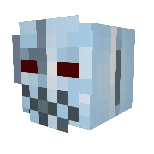 Naejdnarg Minecraft avatar head, 3D render