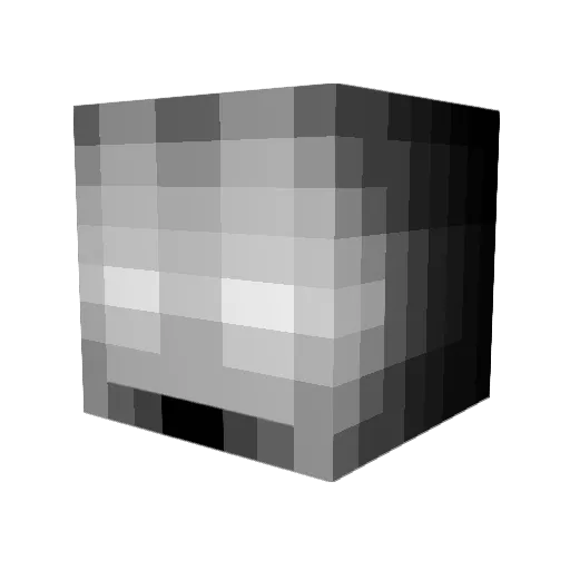 Nael122 Minecraft avatar head, 3D render