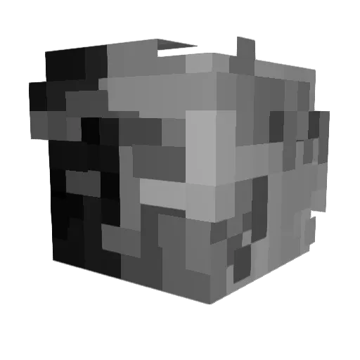 Naeroly Minecraft avatar head, 3D render