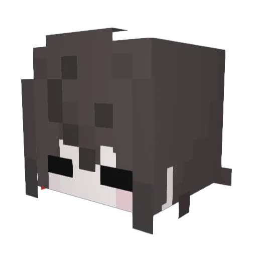Naez_GM Minecraft avatar head, 3D render