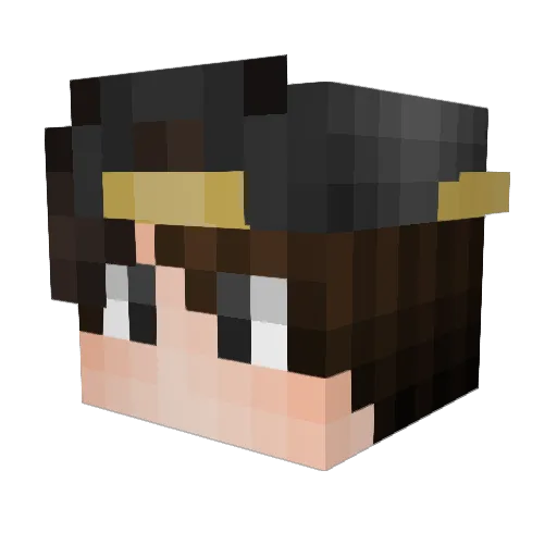 Naezy_ Minecraft avatar head, 3D render