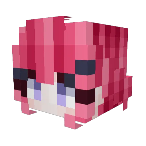 Naffy_EPR Minecraft avatar head, 3D render