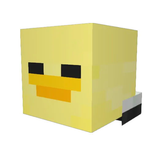 Nafiz198 Minecraft avatar head, 3D render