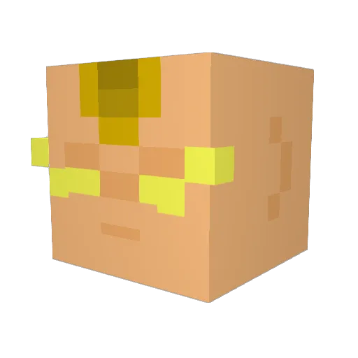 Nafkun_123 Minecraft avatar head, 3D render