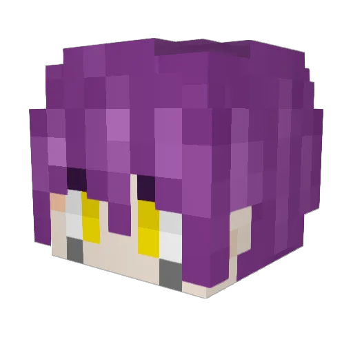 NagI9601 Minecraft avatar head, 3D render