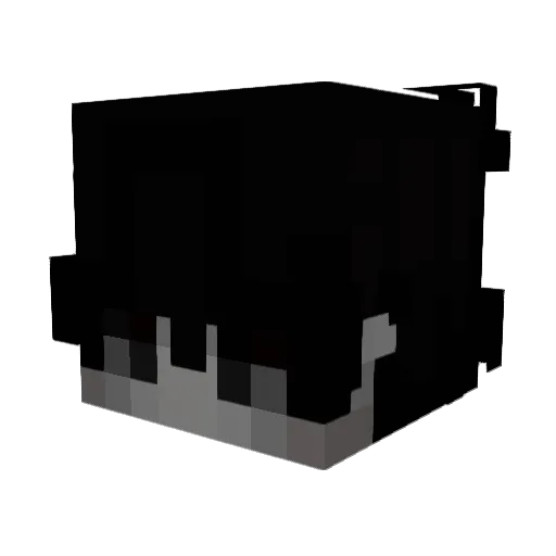 NagasRX Minecraft avatar head, 3D render