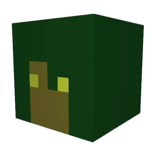 Nagasaki36 Minecraft avatar head, 3D render