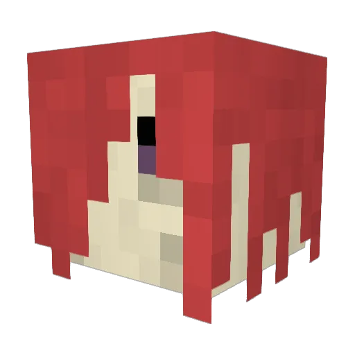 Nagatoo_Br Minecraft avatar head, 3D render
