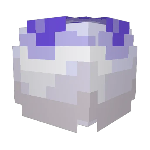 Nagellack Minecraft avatar head, 3D render