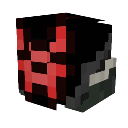 NagiOnFire Minecraft avatar head, 3D render