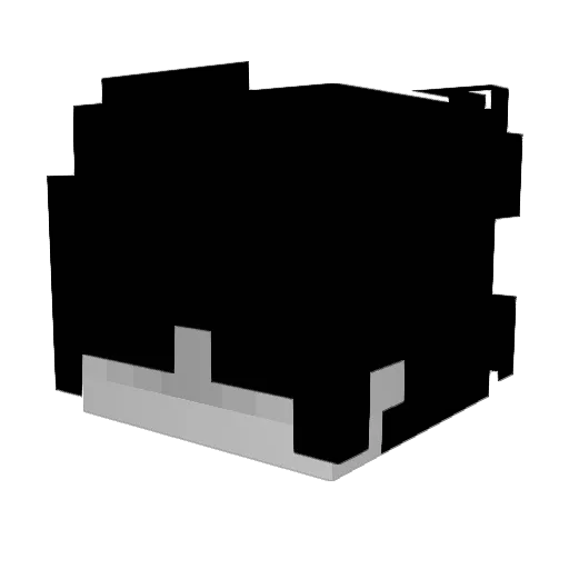 Nagi_PvP Minecraft avatar head, 3D render