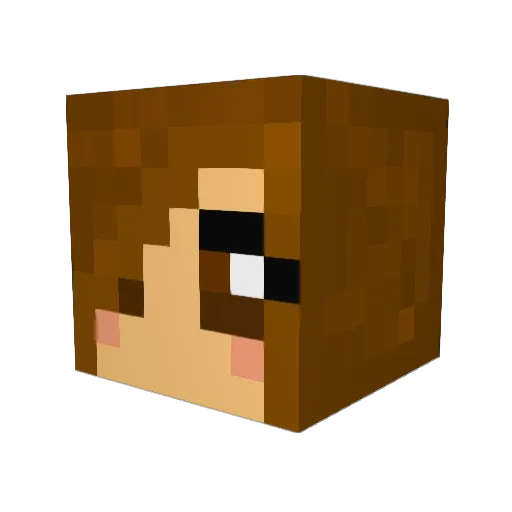 Nagini_Tiger Minecraft avatar head, 3D render