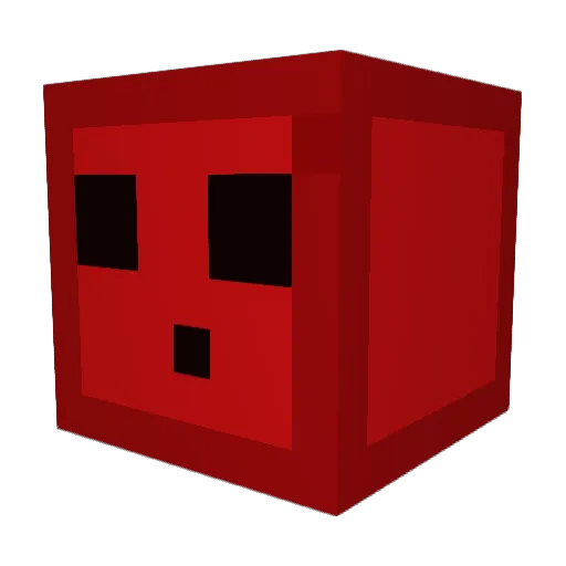 Nagitanka Minecraft avatar head, 3D render