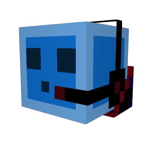 NagromSKL Minecraft avatar head, 3D render