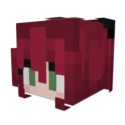 Nagu225 Minecraft avatar head, 3D render