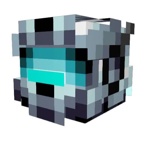 Nahhoppla Minecraft avatar head, 3D render