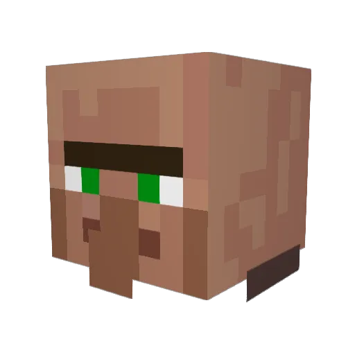 NahkatonTykki Minecraft avatar head, 3D render