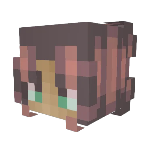 Nahnahbatman421 Minecraft avatar head, 3D render