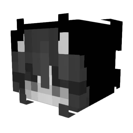 Nahoms Minecraft avatar head, 3D render