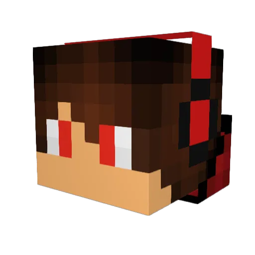Nahu1932 Minecraft avatar head, 3D render