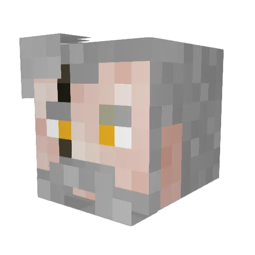 NahuSaraceno Minecraft avatar head, 3D render