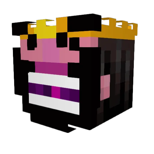 Nai526 Minecraft avatar head, 3D render