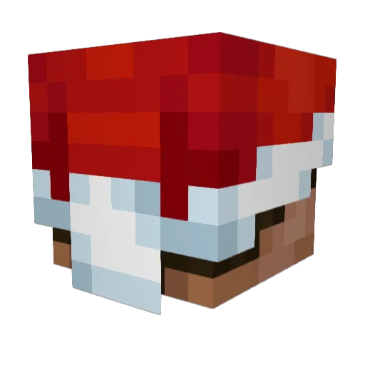 Naigbot Minecraft avatar head, 3D render