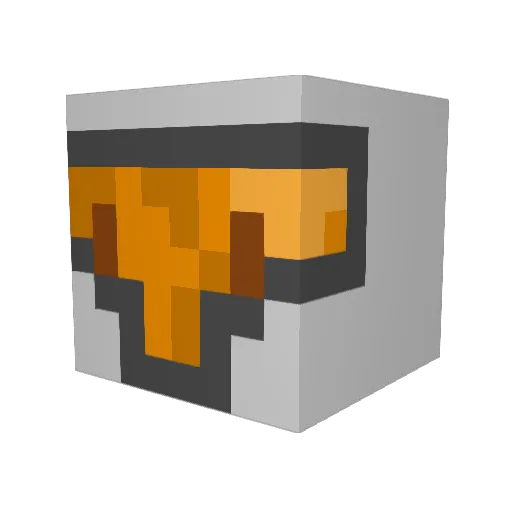 Naiitss Minecraft avatar head, 3D render