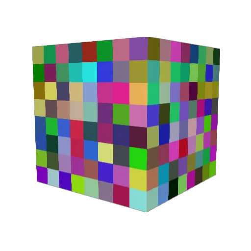 Nailex Minecraft avatar head, 3D render