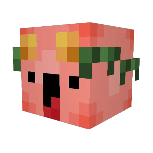 Nailimixam07 Minecraft avatar head, 3D render