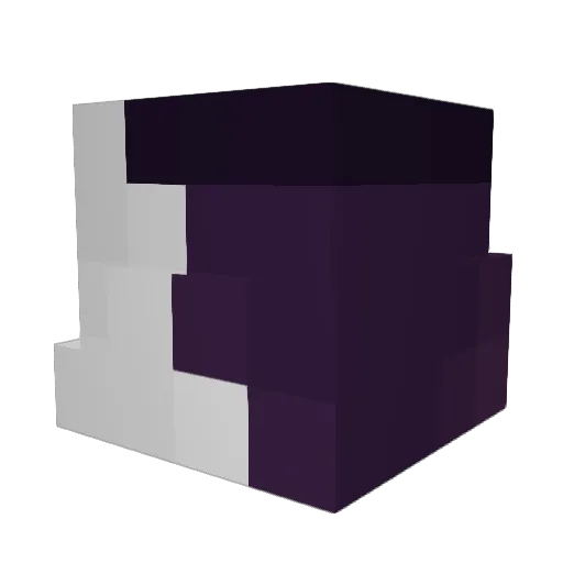 NailouX2 Minecraft avatar head, 3D render