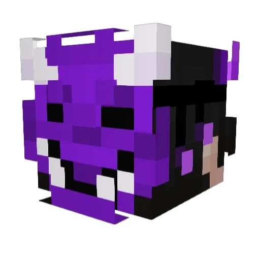 Nailuj404 Minecraft avatar head, 3D render