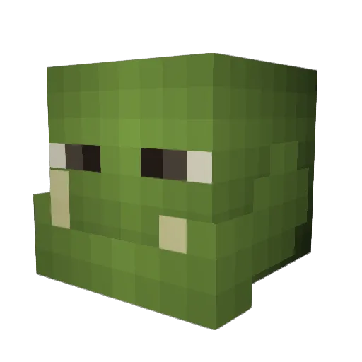 Naired64 Minecraft avatar head, 3D render
