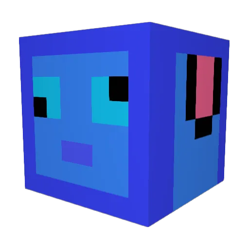 Nairo0o Minecraft avatar head, 3D render