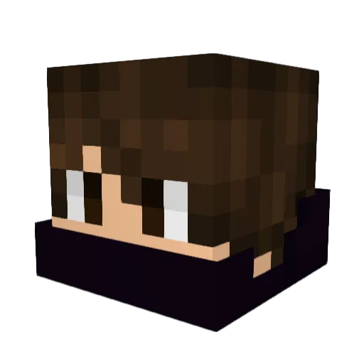Nairo999 Minecraft avatar head, 3D render