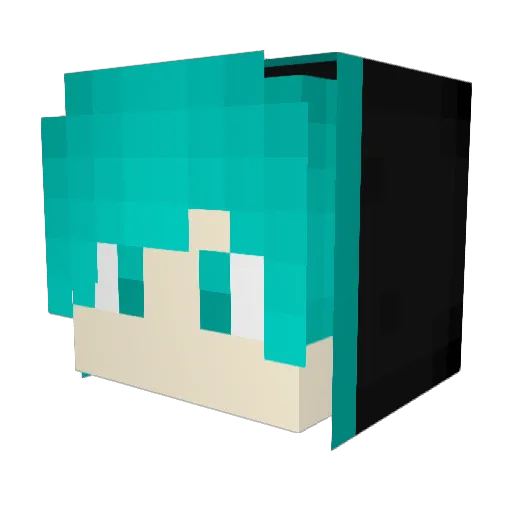 Naive900911 Minecraft avatar head, 3D render