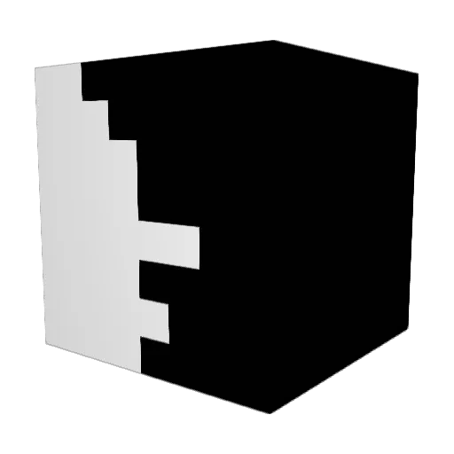 Naiwyn Minecraft avatar head, 3D render