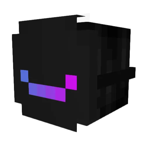 NaixV2 Minecraft avatar head, 3D render