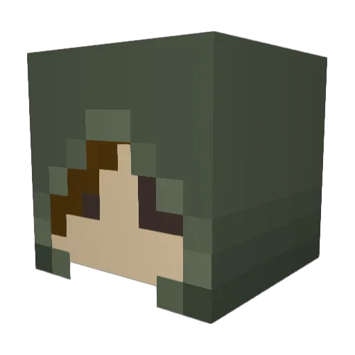 Najad85 Minecraft avatar head, 3D render