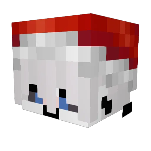 Najao Minecraft avatar head, 3D render