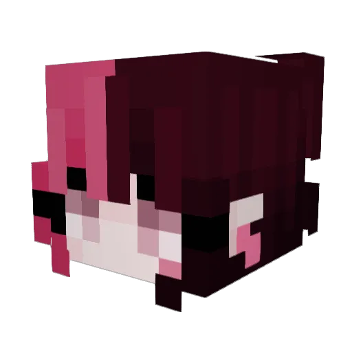 Najavo Minecraft avatar head, 3D render