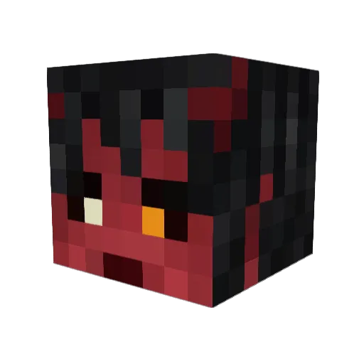NajeeSlays Minecraft avatar head, 3D render