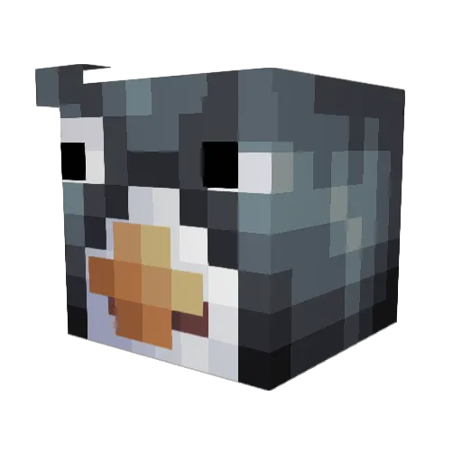 Najim_m Minecraft avatar head, 3D render