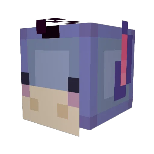 Najmanito_ Minecraft avatar head, 3D render