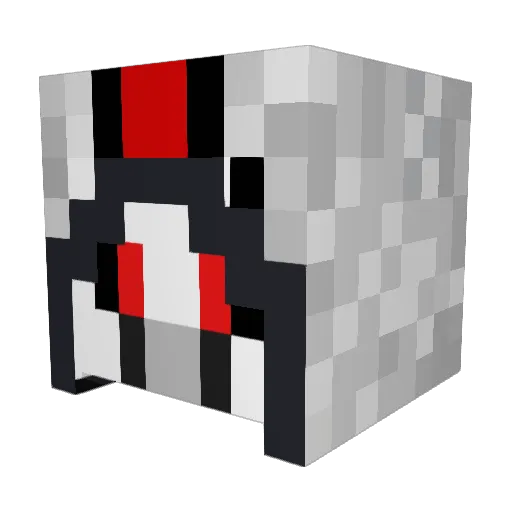 NajuhSilva Minecraft avatar head, 3D render