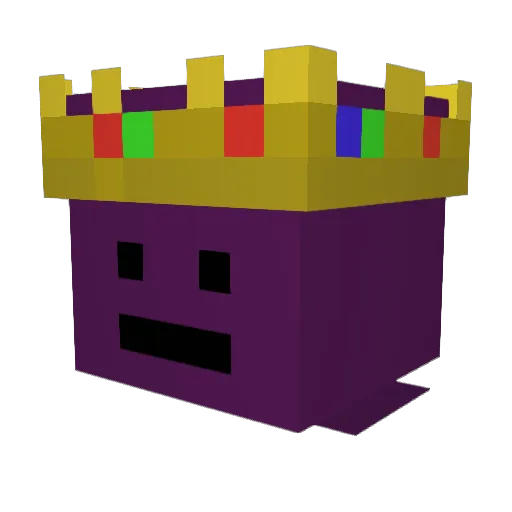 NajyX Minecraft avatar head, 3D render