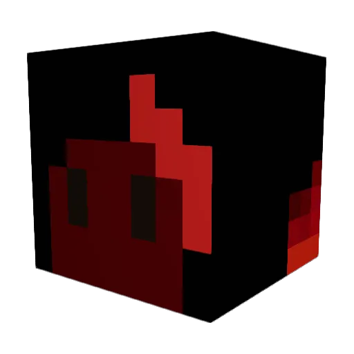 NakNic Minecraft avatar head, 3D render